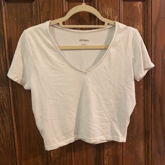 Wild Fable V Neck Crop Top - Picture 3 of 5